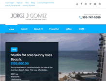 Tablet Screenshot of exclusivepropertiesinmiami.com